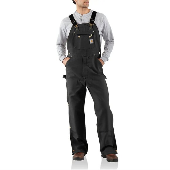 Carhartt style #106671 Loose Fit Firm Duck Bib Overall 38 X32 - Picture 1 of 9